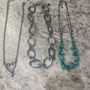 3 Necklaces…Bundle.  One is a Brighton other 2 Fashion Jewelry